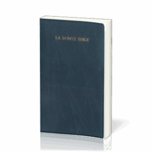 Bible Segond 1910, compacte, marine, onglets